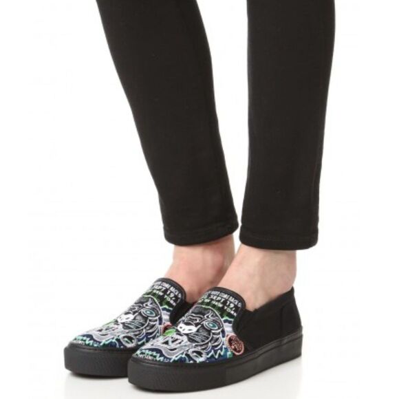 Kenzo Tiger Slip On Sneakers - Size 37/6.5 - Picture 7 of 7